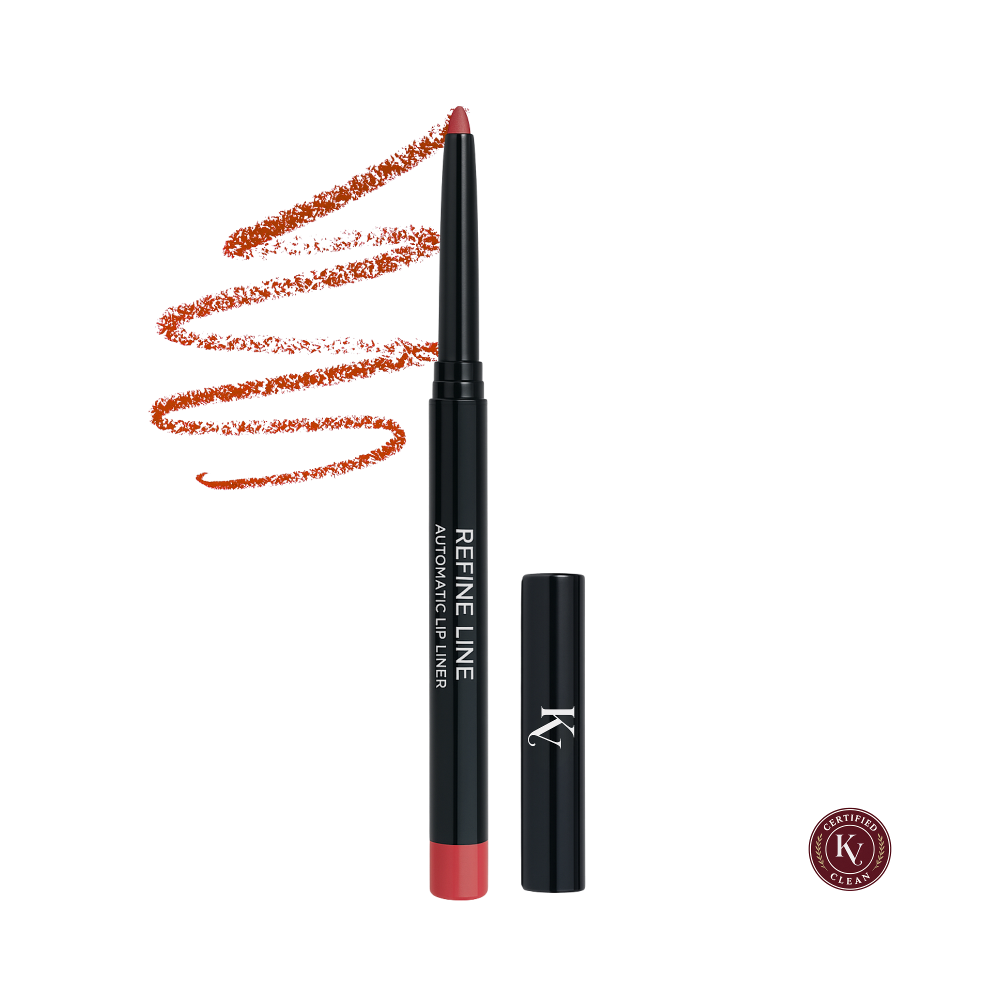 Korvero Automatic Lip Liner - Scarlet - Clean Beauty