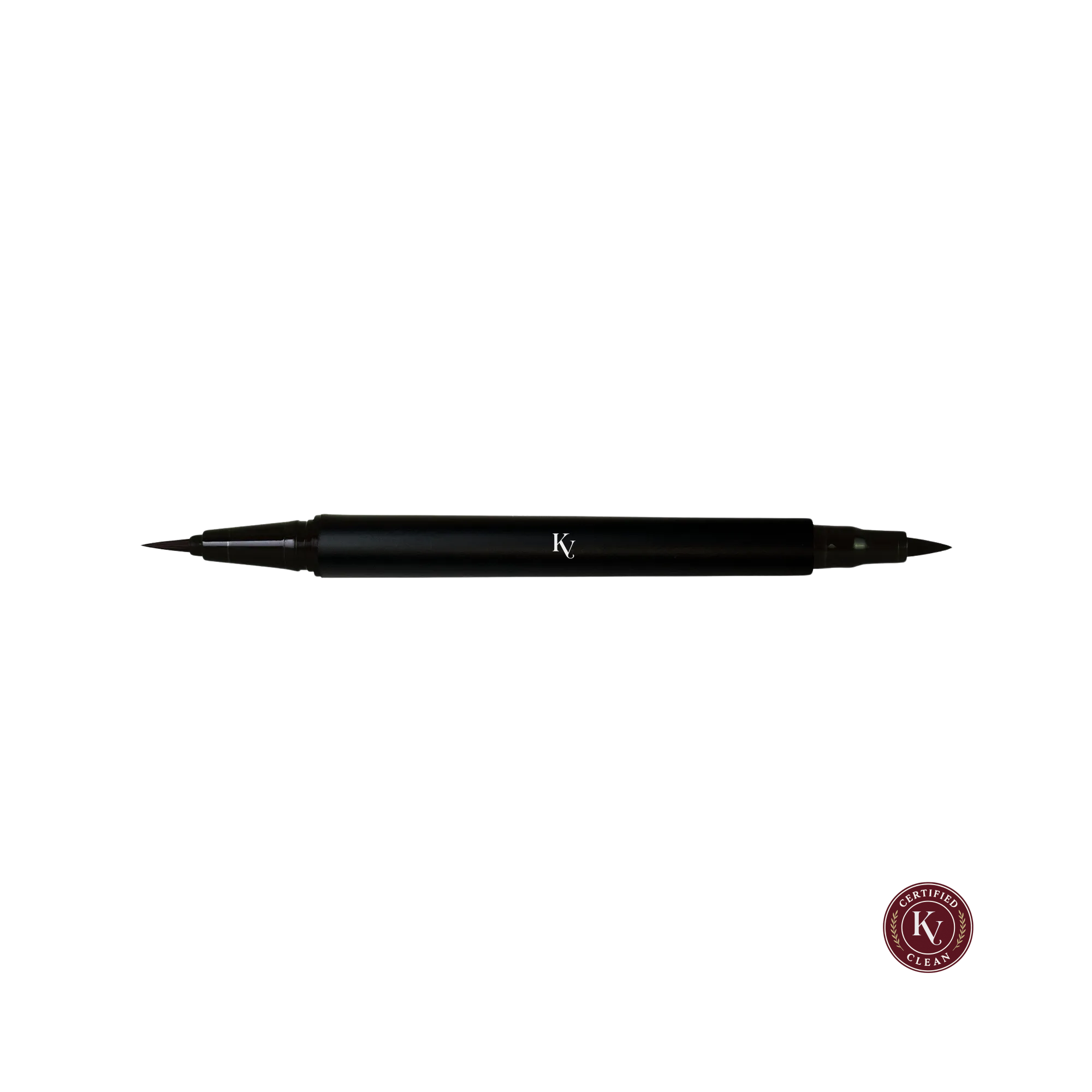 Korvero Dual Tip Eye Definer Pen - Black - Clean Beauty
