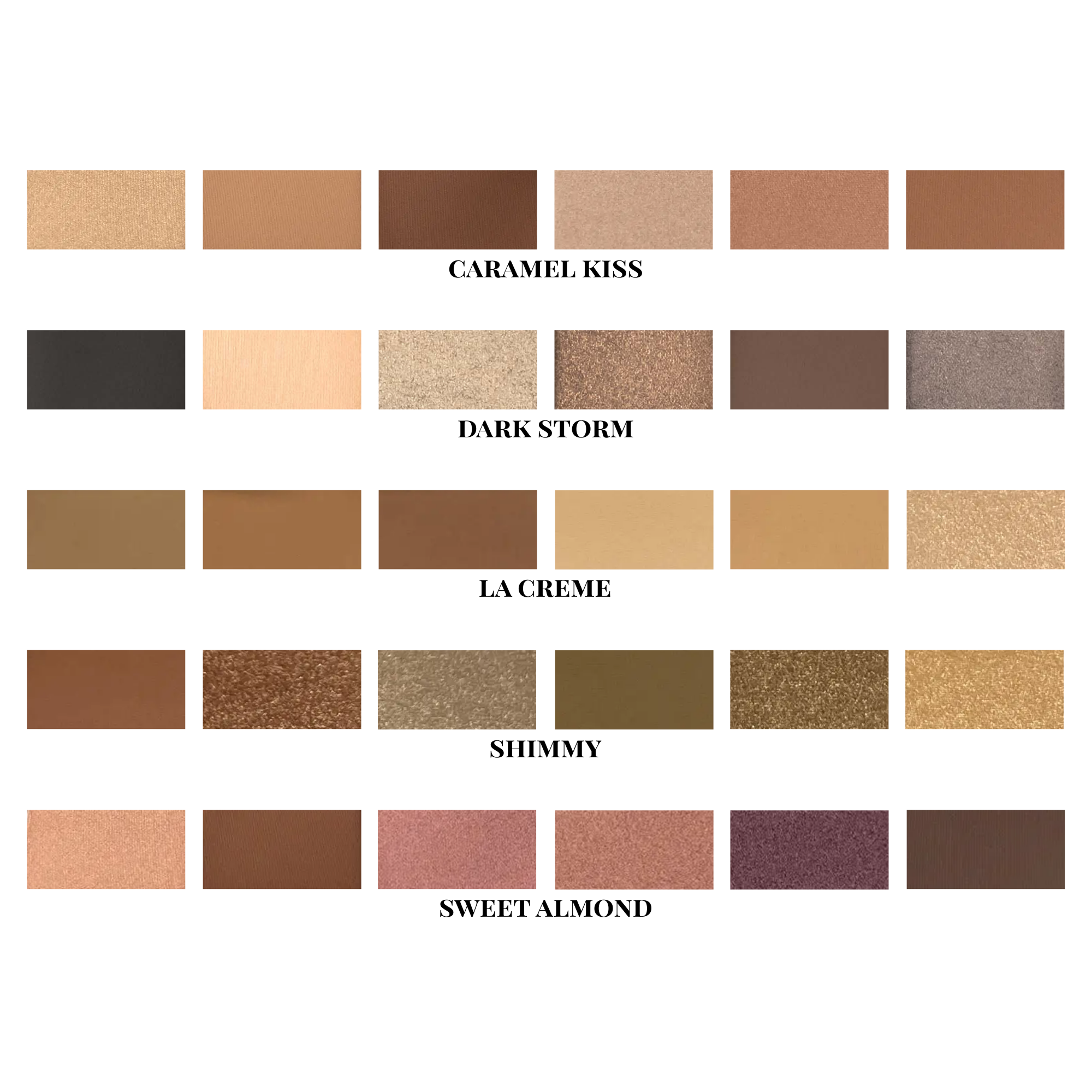 Korvero Eyeshadow Palette - Caramel Kiss - Clean Beauty