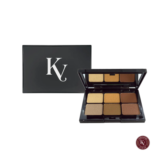Korvero Eyeshadow Palette - Caramel Kiss - Clean Beauty