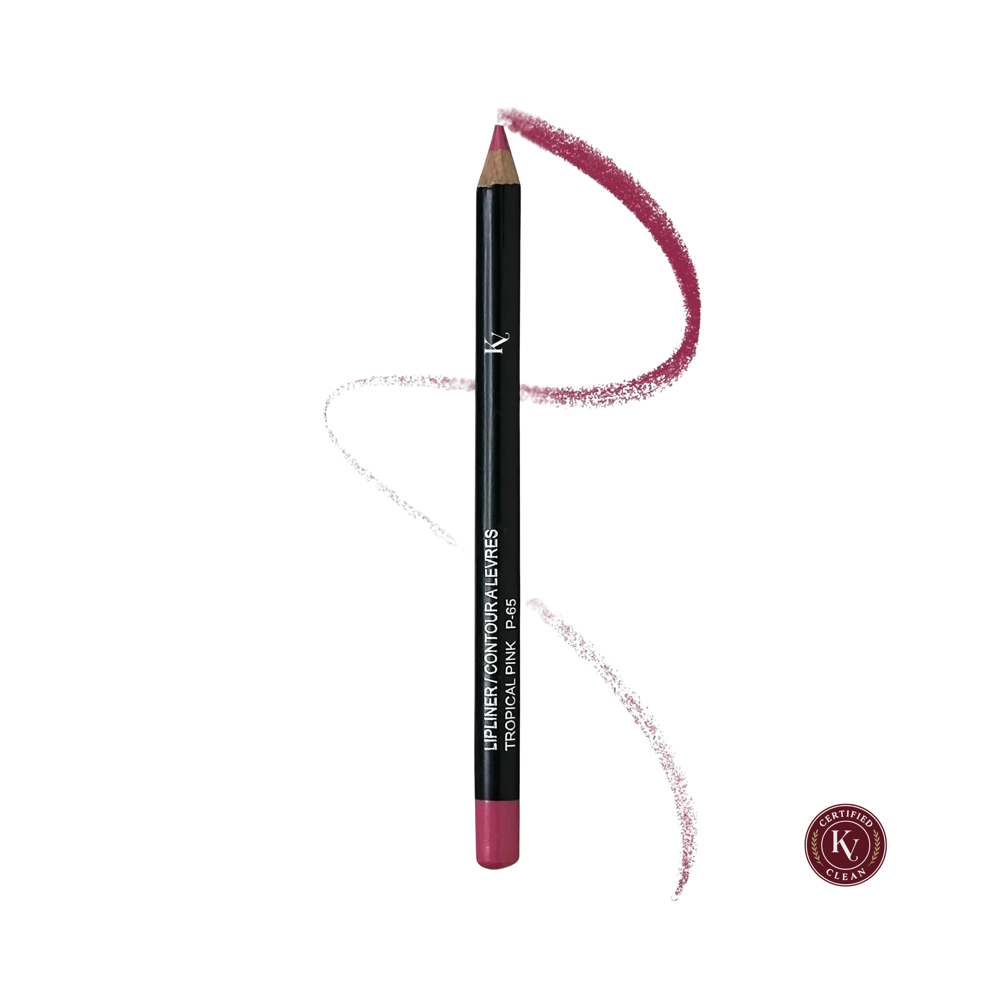Korvero Lip Liner - Tropical Pink - Clean Beauty