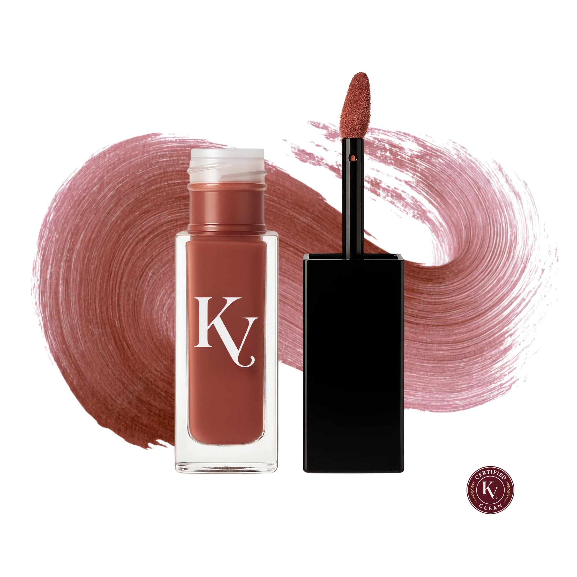 Korvero Matte Lip Stain - Dusty Pear - Clean Beauty