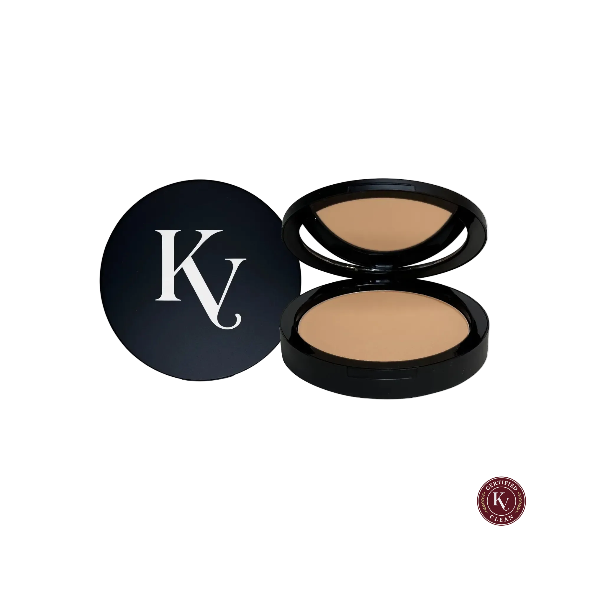 Korvero Dual Blend Powder Foundation - Birch - Clean Beauty