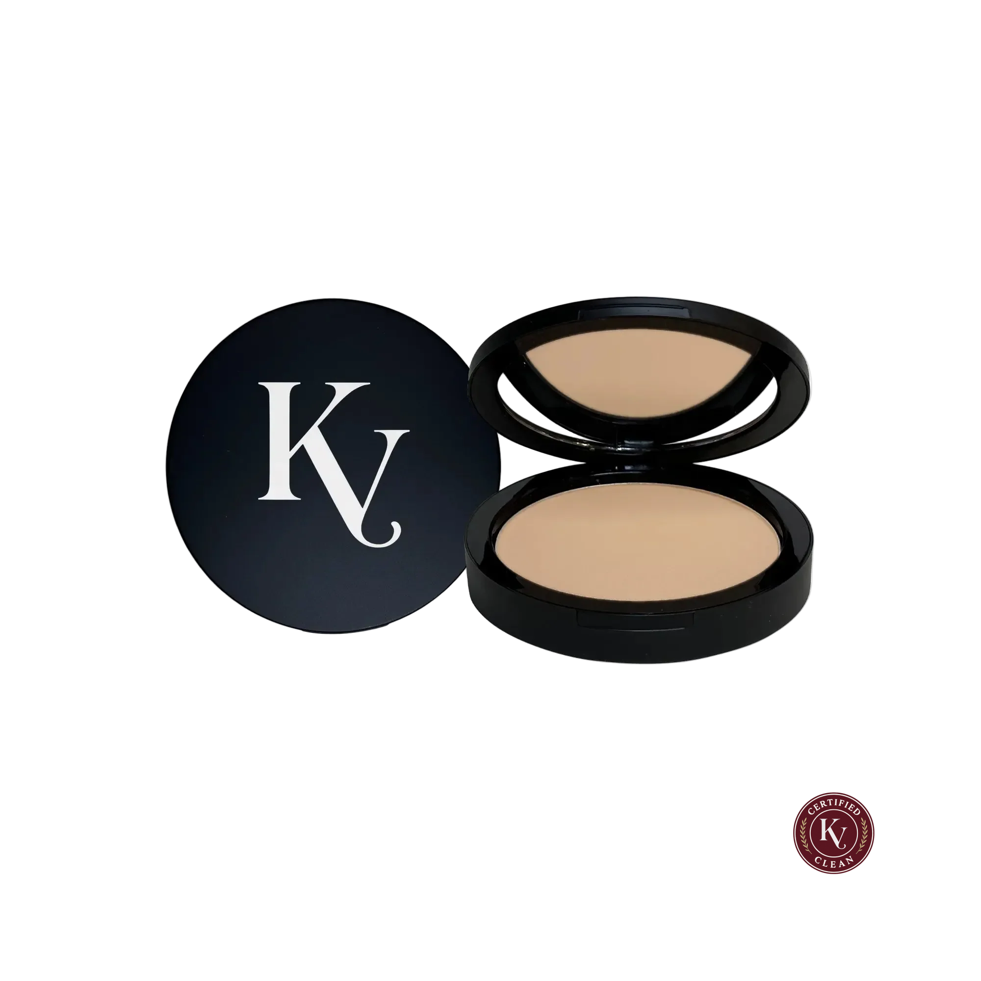 Korvero Dual Blend Powder Foundation - Bisque - Clean Beauty