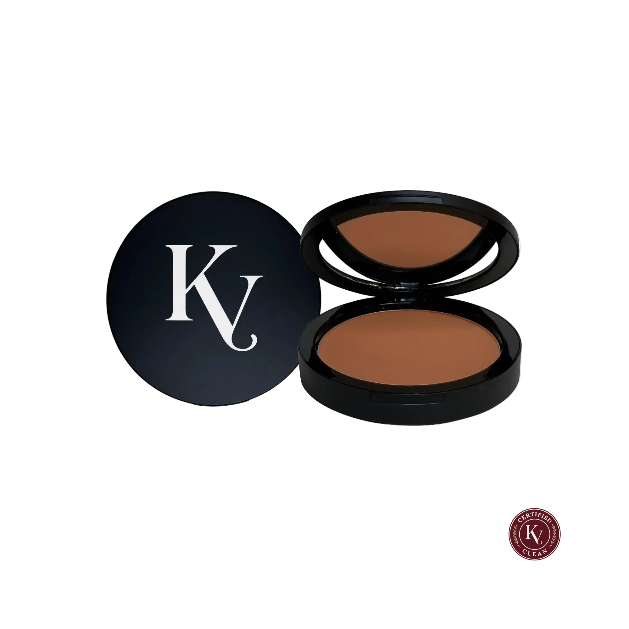 Korvero Dual Blend Powder Foundation - Cinnamon - Clean Beauty