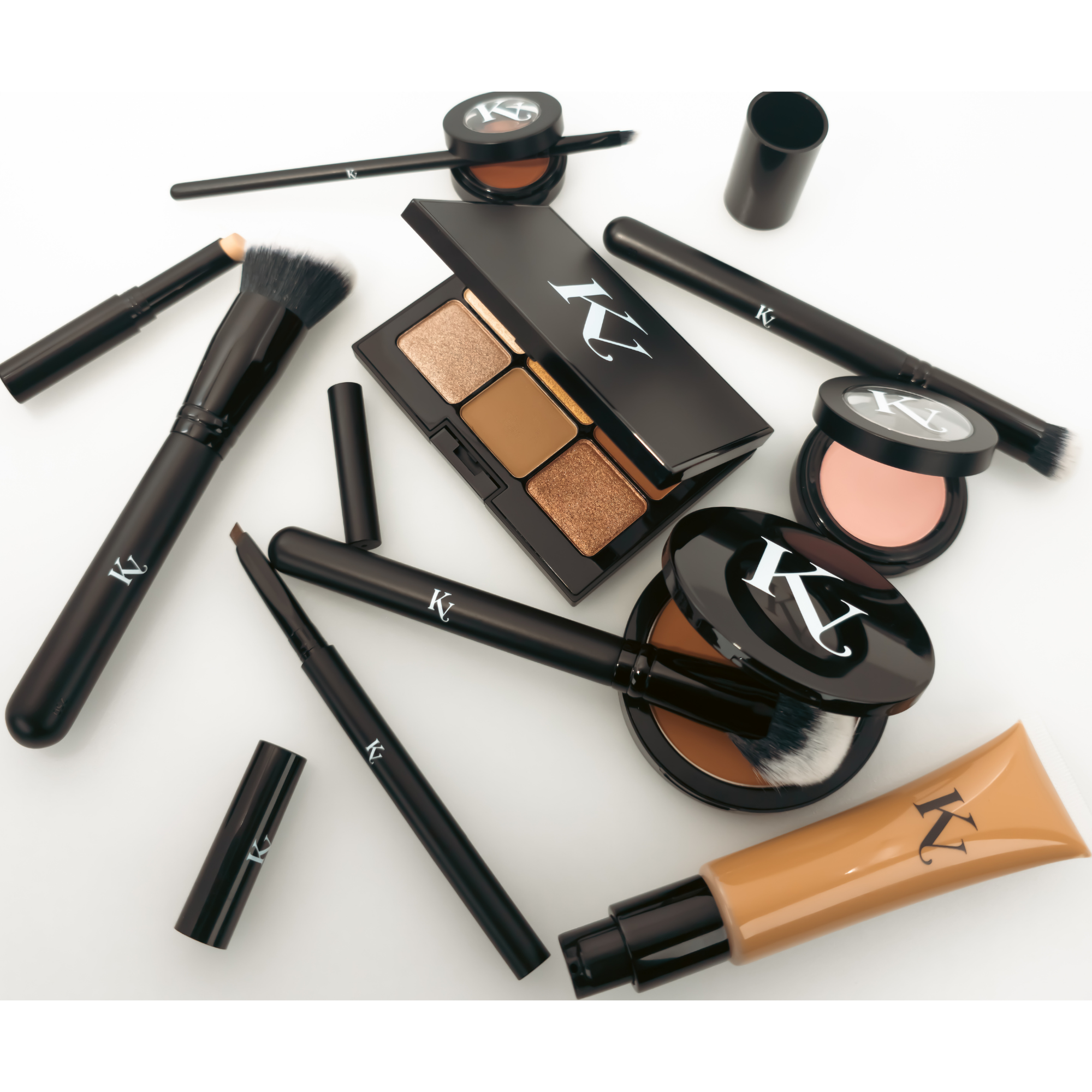 Korvero Eyeshadow Palette - Caramel Kiss - Clean Beauty