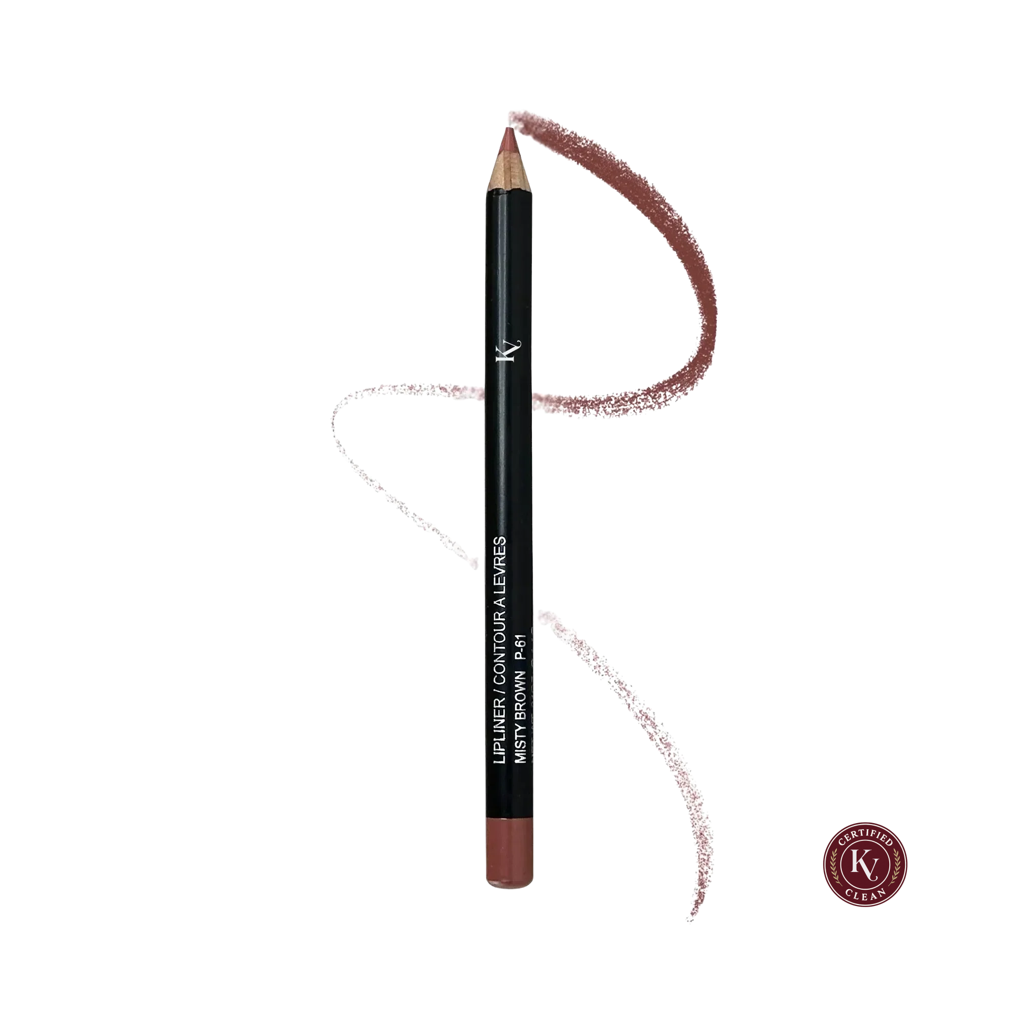 Korvero Lip Liner - Misty Brown - Clean Beauty
