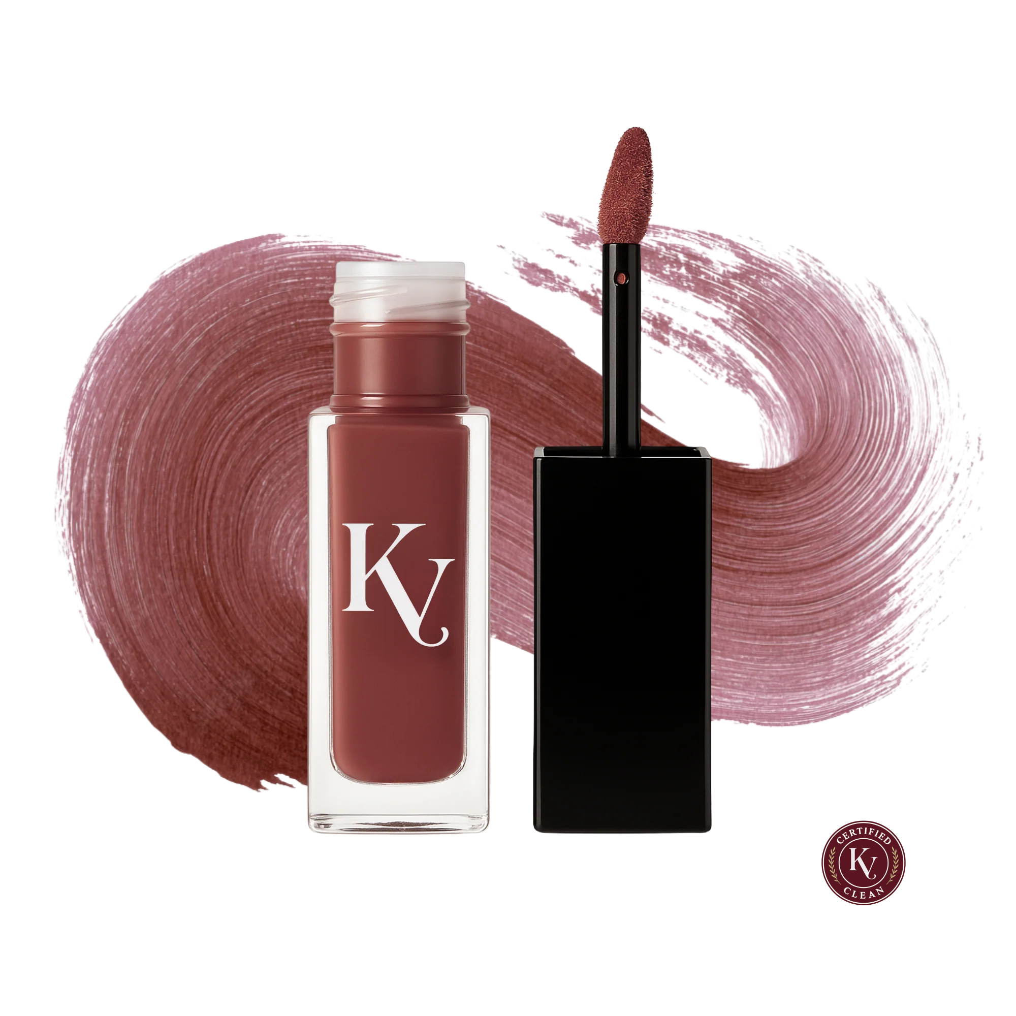 Korvero Matte Lip Stain - Dark Sienna - Clean Beauty