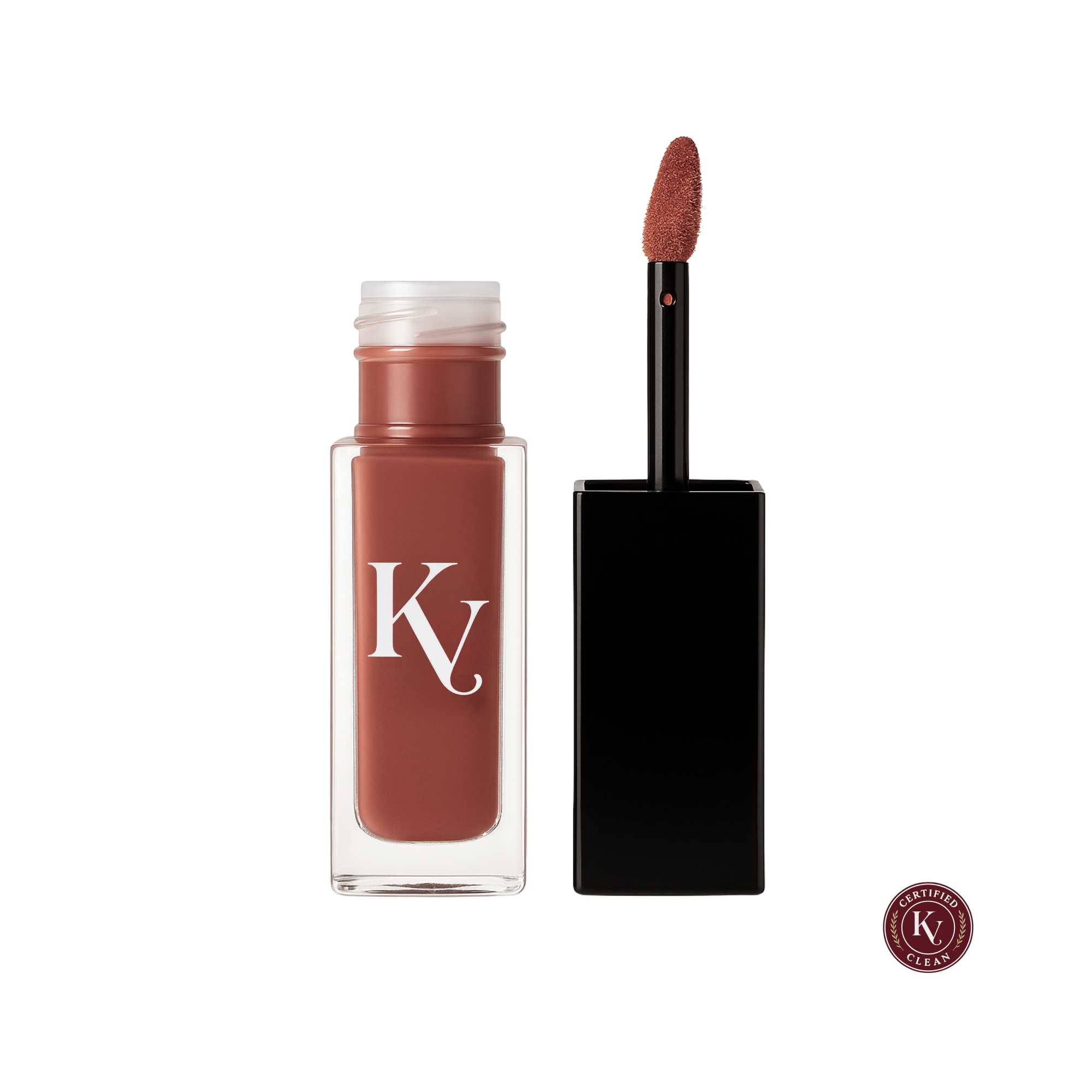 Shop Korvero Matte Lip Stain in Dark Sienna