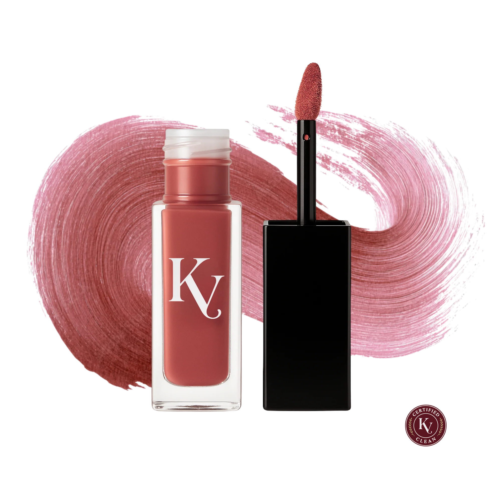 Korvero Matte Lip Stain - Pink Peach - Clean Beauty